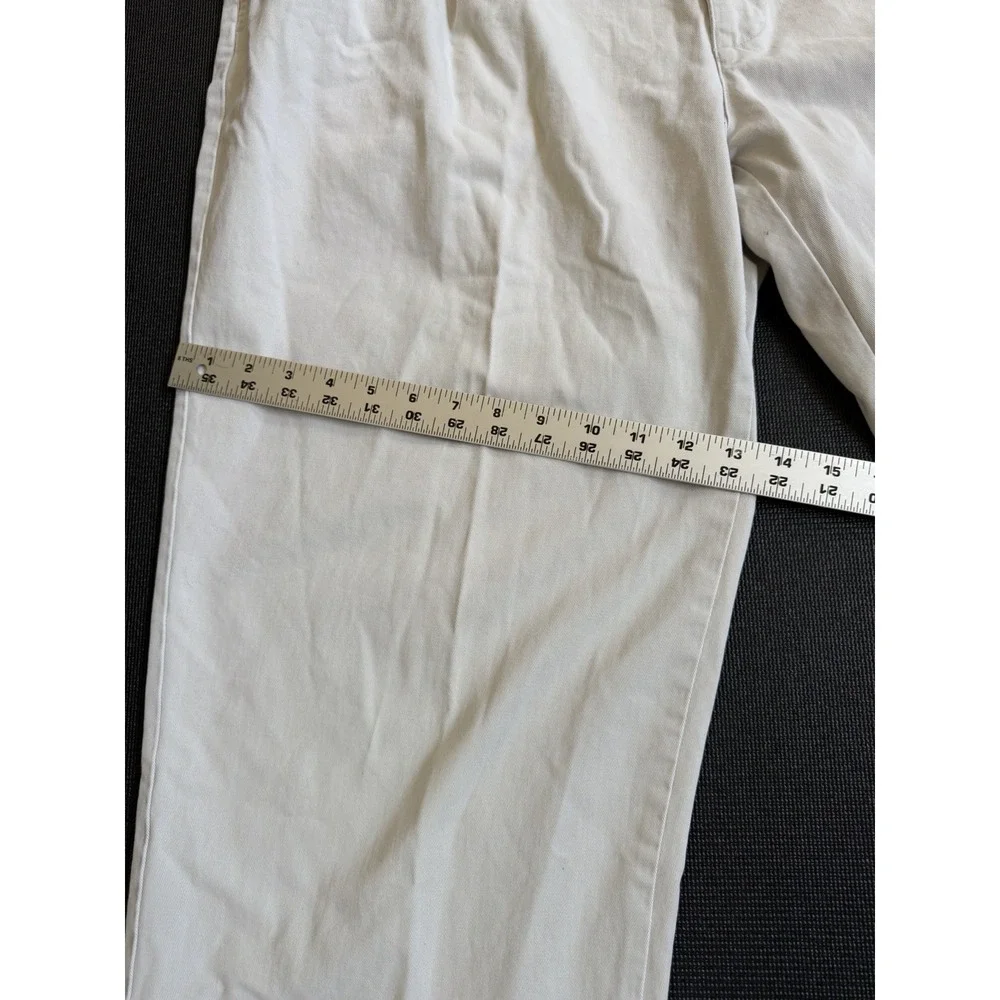 Vintage Polo Ralph Lauren Mens 42x32 Pleated Chino Pants Khaki Tan